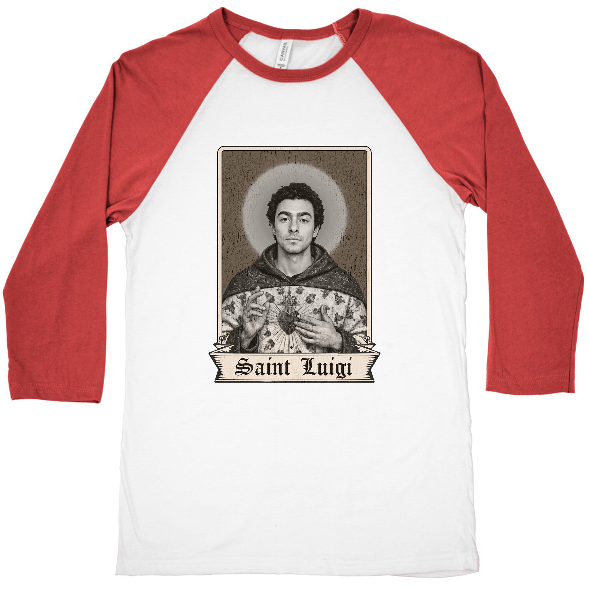 St Luigi Mangione Baseball Tee